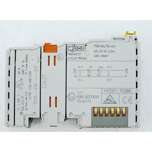 MODULE D'Entrée Numérique 4 Canaux WAGO 750-403