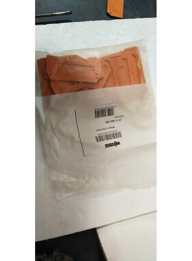 Wago 282-328 端中板 2.5 毫米厚橙色端子传感器