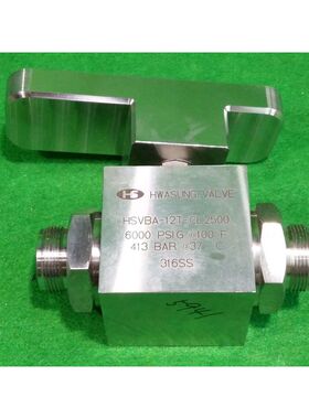 HWASUNG HSVBA-12T-CL2500 6000PSIG 气门,二手