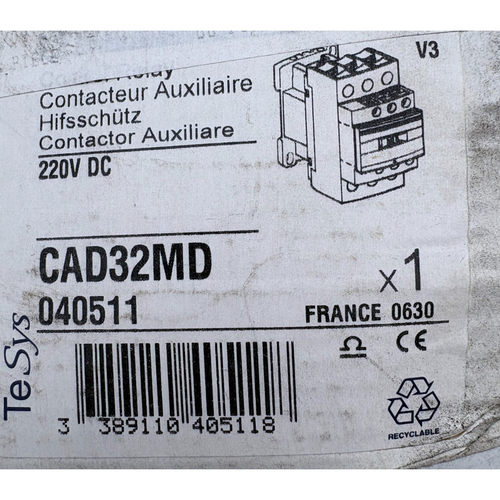 SCHNEIDER ELECTRIC CAD32MD 040511 CONTACTEUR AUXILLIAIRE x1