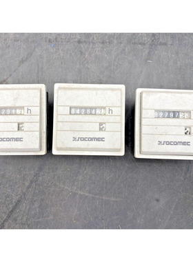 LOT DE 3 SOCOMEC 192Q5001 COMPTEUR HORAIRE 24VAC 50Hz