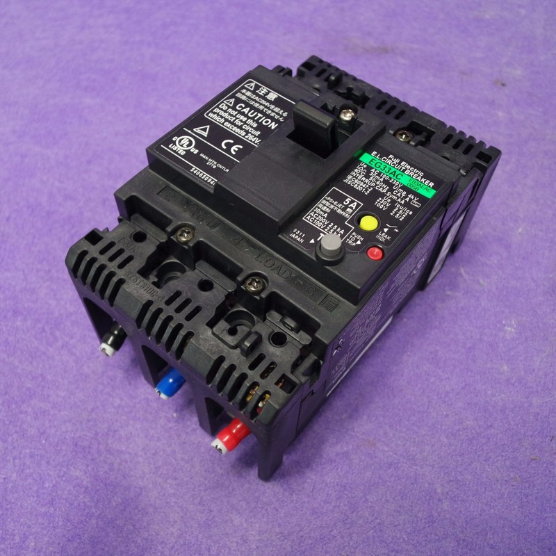 富士电动EG33AC 5A 5A E.L. 断路器, 二手