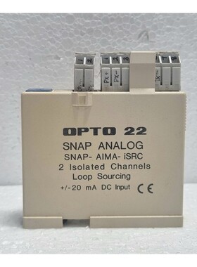OPTO 22 Snap Analog Snap- AIMA- iSRC 2 Isolated Channels Loo