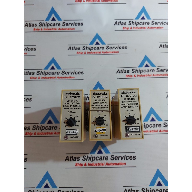 ELECTROMATIC S-SYSTEM SB 125 230 Ritardo Su Rilascio 230V AC