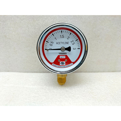 YANAKA ACETYLENE 调节器 0-3 kg/cm2 1/4 英寸 BSP