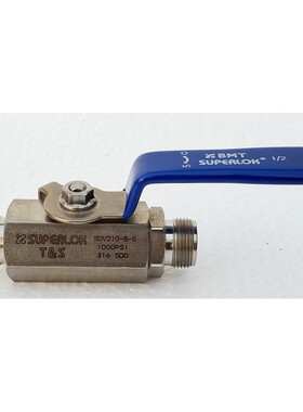 BMT SUPERLOK 1/2'' SBV210-S-8 SS316 BUTTERFLY HANDLE MANUAL