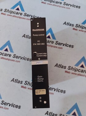 Macgregor Hagglunds PC 214 1081-802 Bomba Control PCB Tarjet