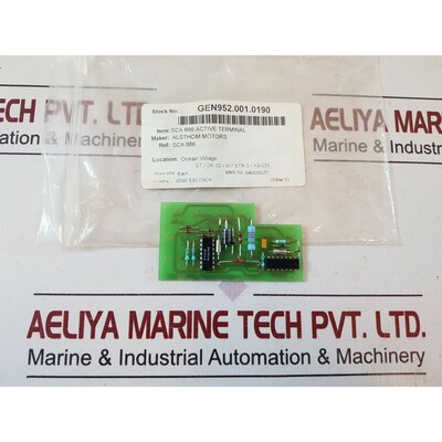 Alsthom sca 666 pcb card