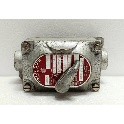 Appleton EFSC175-F3W 3 Way Snap Switch 20A