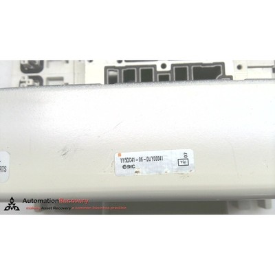 SMC VV5QC41-06-DUY00041 4/5 端口 SOLENOID VALVE Manifold,全