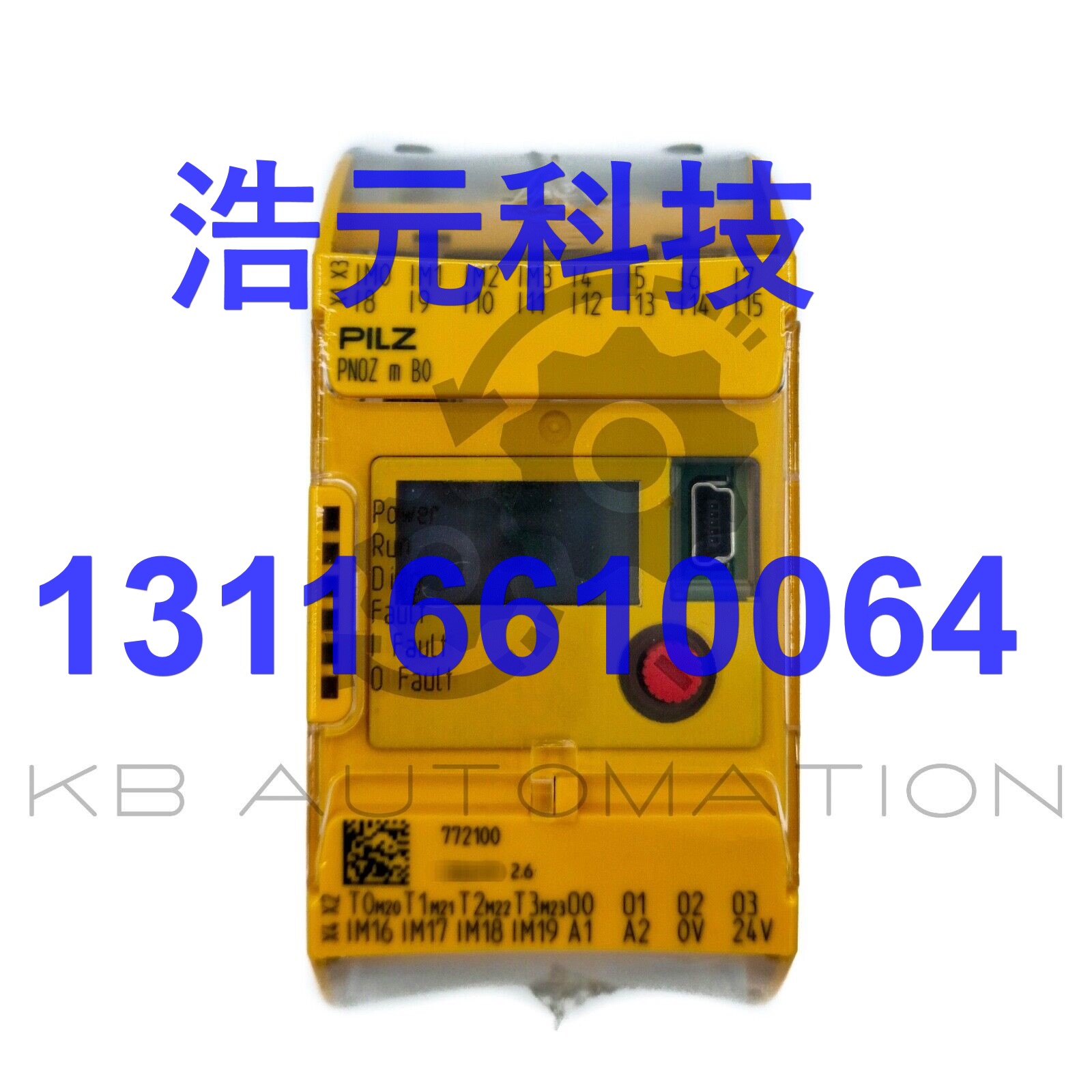 Pilz 772100 PNOZ m B0 Configurable safe small controllers PN