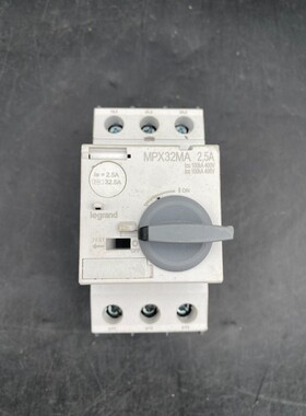 LEGRAND MPX32MA 2.5A MAGNETIC MOTOR CIRCUIT BREAKER