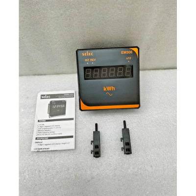 SELEC EM306 6 位 LED 显示屏能量计量器(千瓦时)