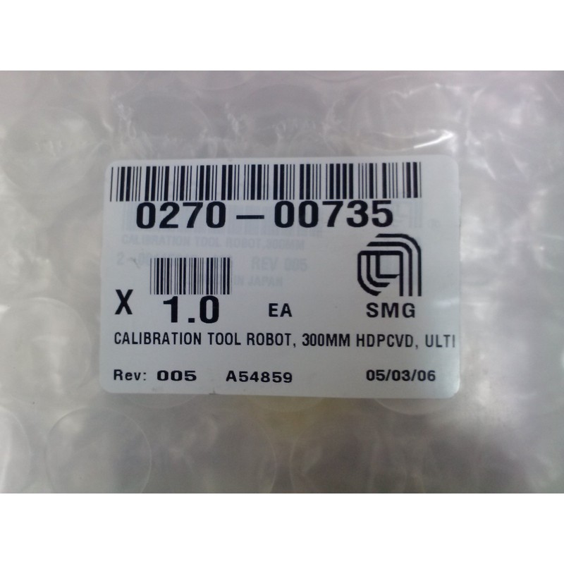 AMAT 0270-00735 CALIBRATION TOOL ROBOT, 300MM HDPCVD, UL, NE
