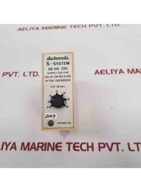 Electromático Sb 125 220 S-System Retraso En Liberación 0.