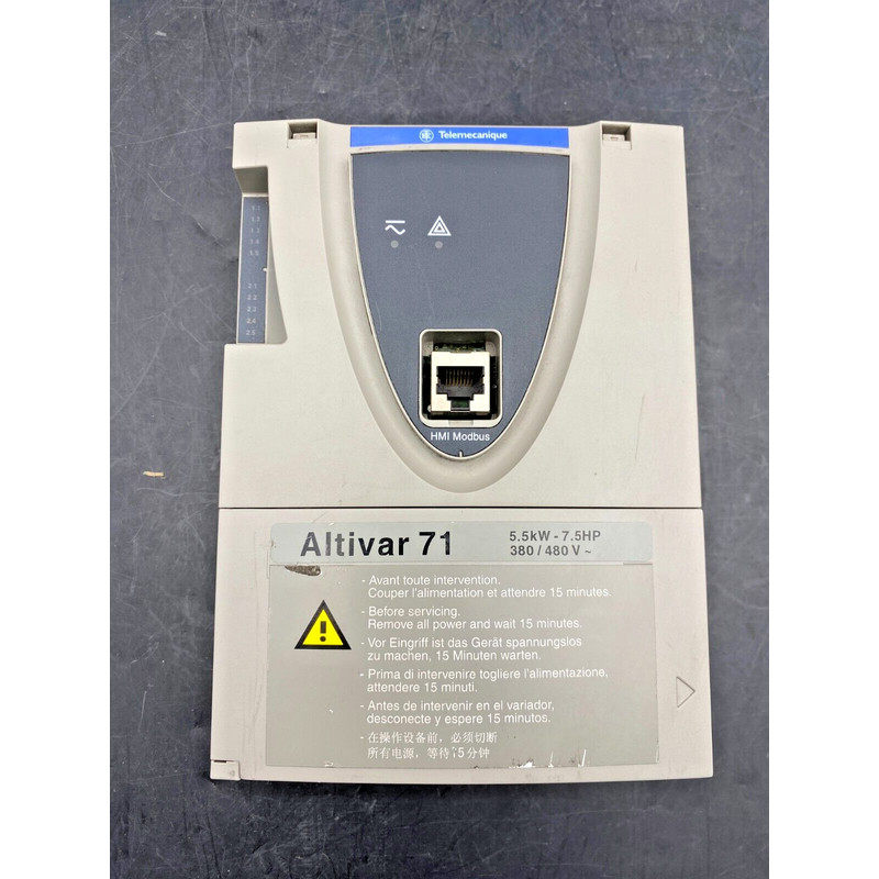 TELEMECANIQUE ALTIVAR 71 5.5KW 7.5HP 380/480V VARIABLE FREQU