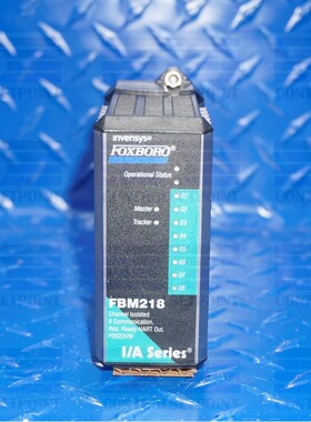 FOXBORO INVENSYS FBM218 P0922VW 4 至 20MA 隔离 8 Comm 红色准