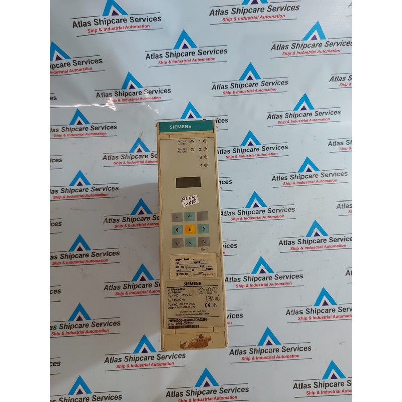 Relé De Protección SIEMENS 7RW6000-4EA00-0DA0/BB
