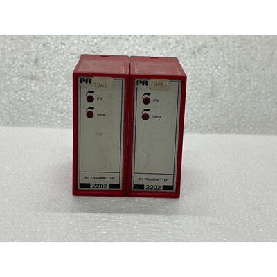 2pcs of PR Electronics 2202 R/I Transmitter PR 2202R2