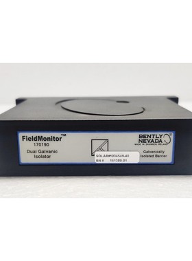 FieldMonitor 170190 Dual Galvanic Isolator Bently Nevada 170