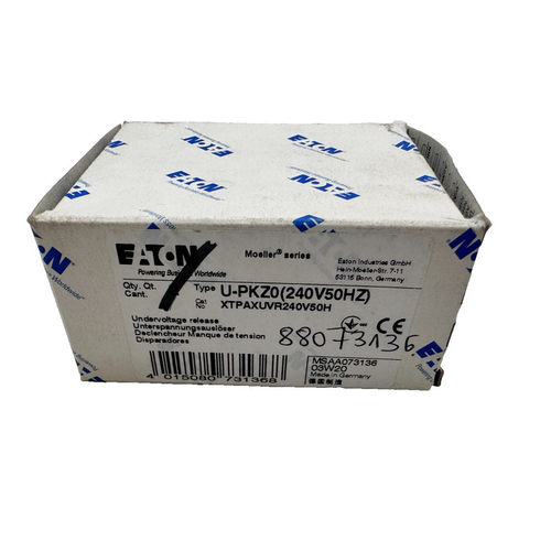 EATON MOELLER U-PKZ0 (240V50HZ) XTPAXUVR240V50H UNDERVOLTAGE