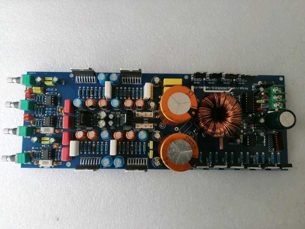 直流12v免调试声道带功放