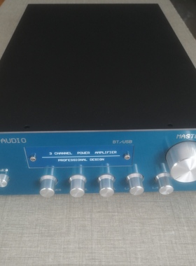 发烧经典2.1声道LM3886TF功放整机2X80+160W