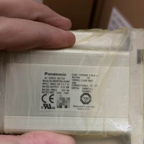 MSMF082L5U2M 松下交流伺服电机 750W 工控自动化配件议价维修