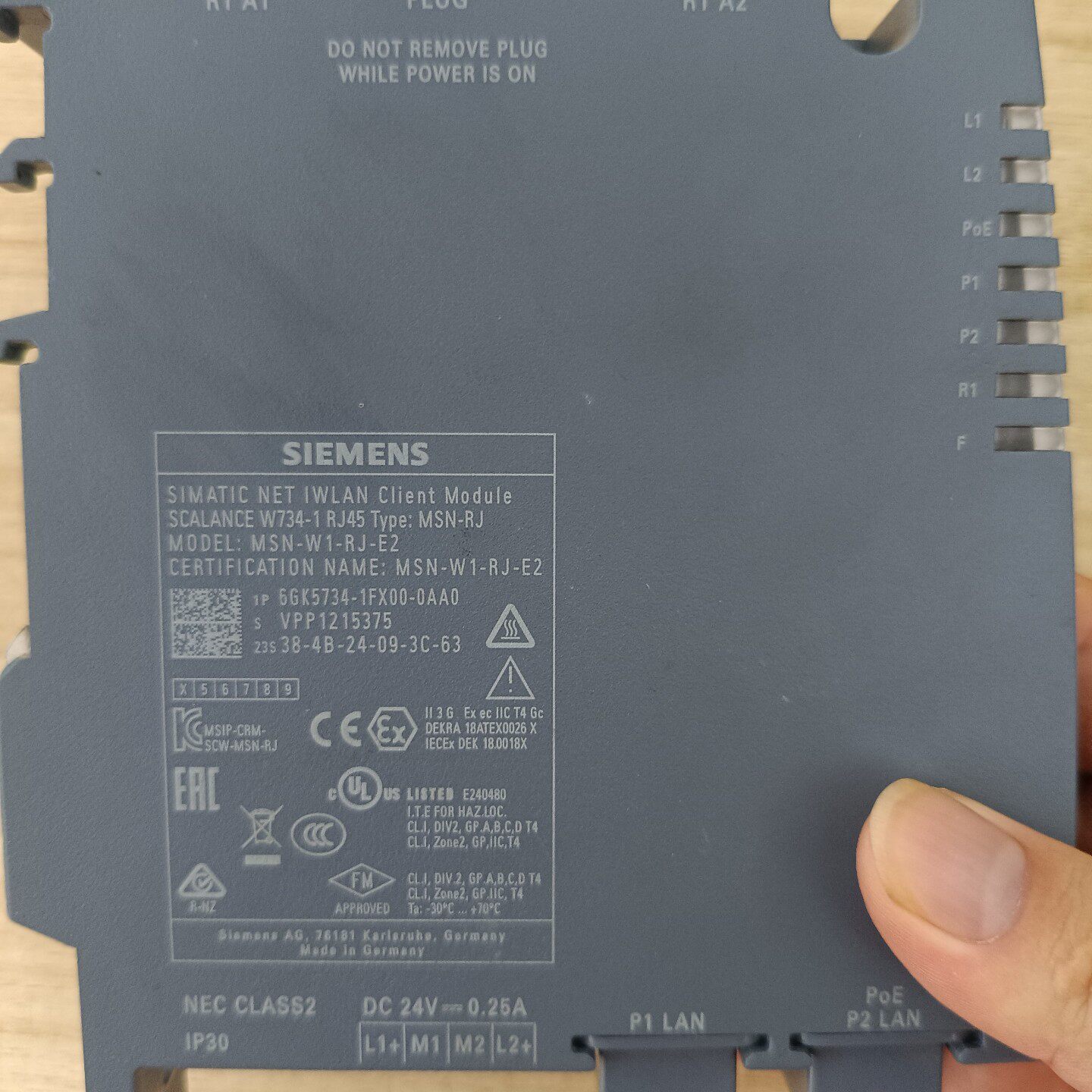 MSN-W1-RJ-E2 工控其它元器件
