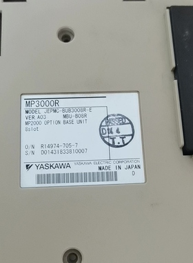 JEPMC-BUB3008R-E MP3000R 安川YASKAWA驱动放大器控制器议价维修