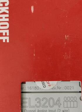 EL3204 倍福四通道模拟输入工业控制端子模块议价维修