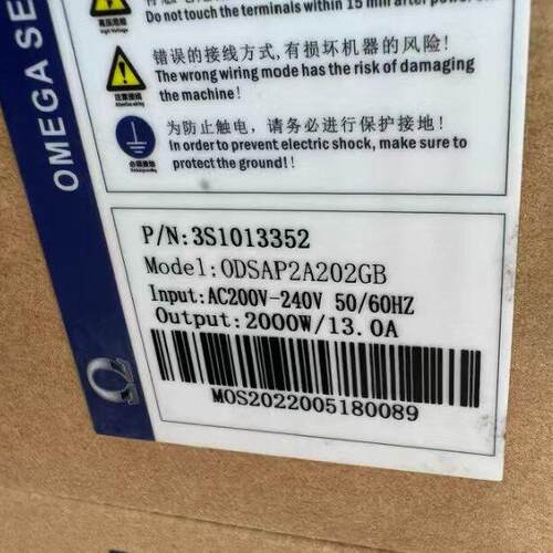 ODSAP2A202GB OMEGA工业电源 AC200V-240V 2000W工控电源议价维修