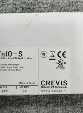 FnIO-S CREVIS 工业工控IO模块 4通道模拟输入可拆端子议价维修