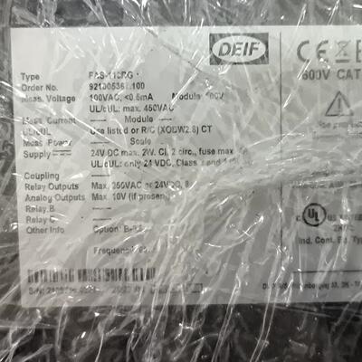 FAS-113DG 同步控制器模块 DEIF丹控工控配件议价维修