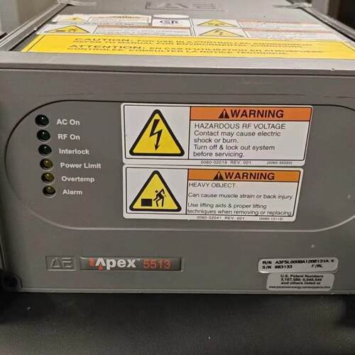 A3F5L00 5513 AE Apex射频工业电源议价维修