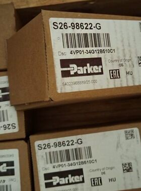 S26-98622-G 4VP01-34G12B510C1 Parker液压工业元件议价维修