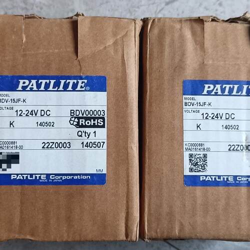 BDV-15JF-K 小型报警器 PATLITE派特莱工业工控报警装置议价维修