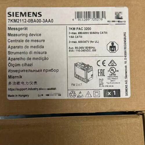 7KM2112-0BA00-3AA0 多功能电力仪表 PAC3200 测量仪器议价维修
