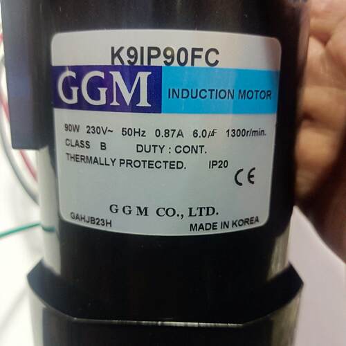K9IP90FC GGM齿轮减速电机 90W定速230V热保护IP20防护议价维修