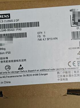 6SL3246-0BA22-1PA0 CU250S-2 DP 工控自动化控制模块议价维修