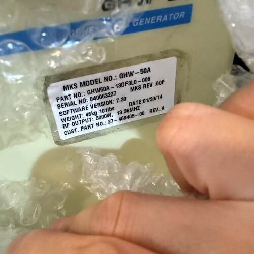 GHW-50A MKS射频电源 5000W 13.56MHz 实验室适用议价维修