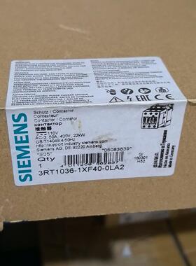3RT1036-1XF40-0LA2 接触器 110V 50A 22KW 工控配件议价维修