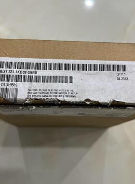 6ES7 331-7KB02-0AB0 PLC模块 工控模拟输入组件议价维修