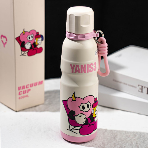 yanis3卡通学生性价比回购保温杯