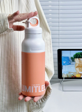 wakawaka创意高颜值男女时尚便携车载杯办公运动骑行速开保温水杯