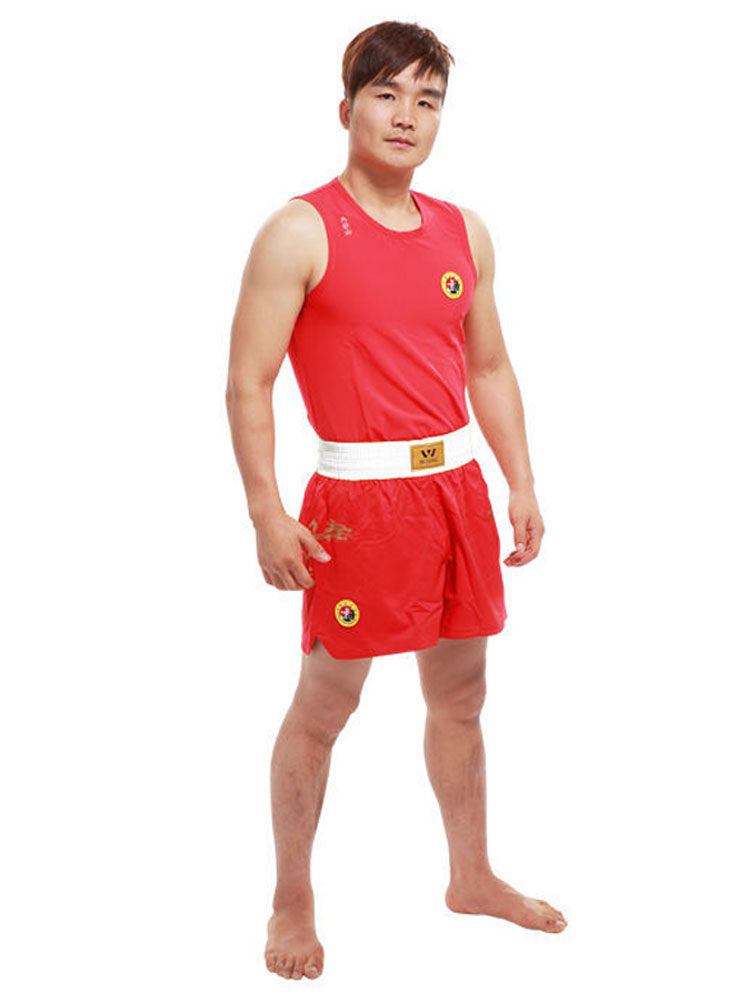 九日山散打服成人儿童龙服男凤服女专业比赛拳击泰拳短裤训练套装