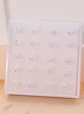 2025新款玫瑰花耳钉女养耳洞