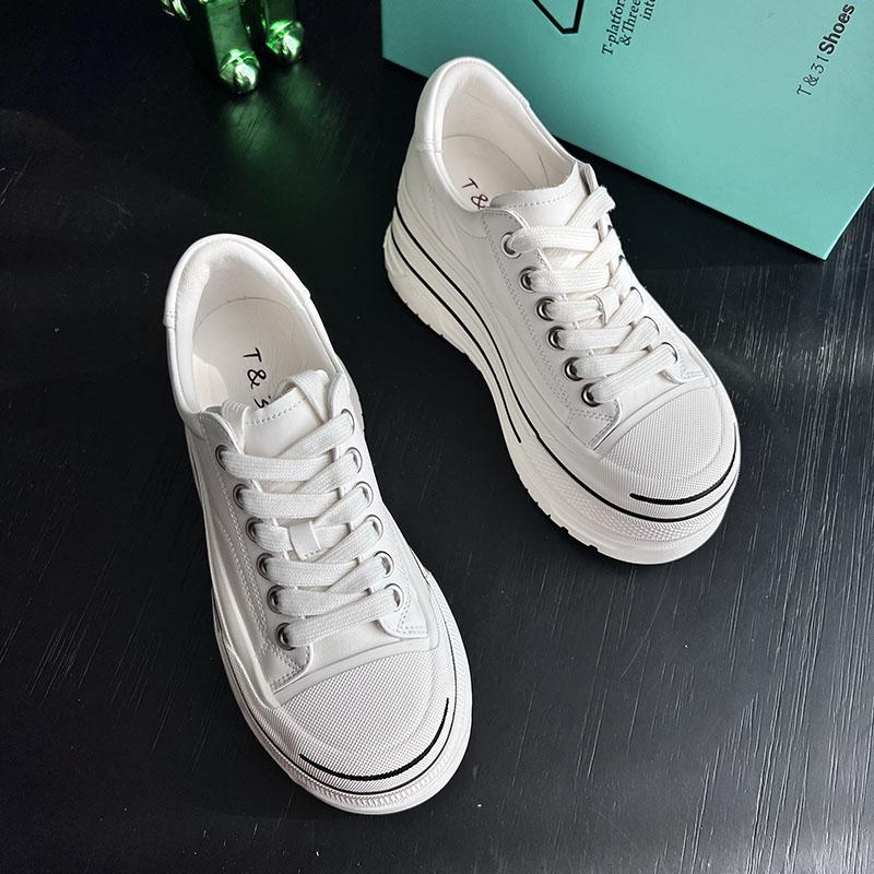 休闲板鞋T31透气减龄厚底小白鞋