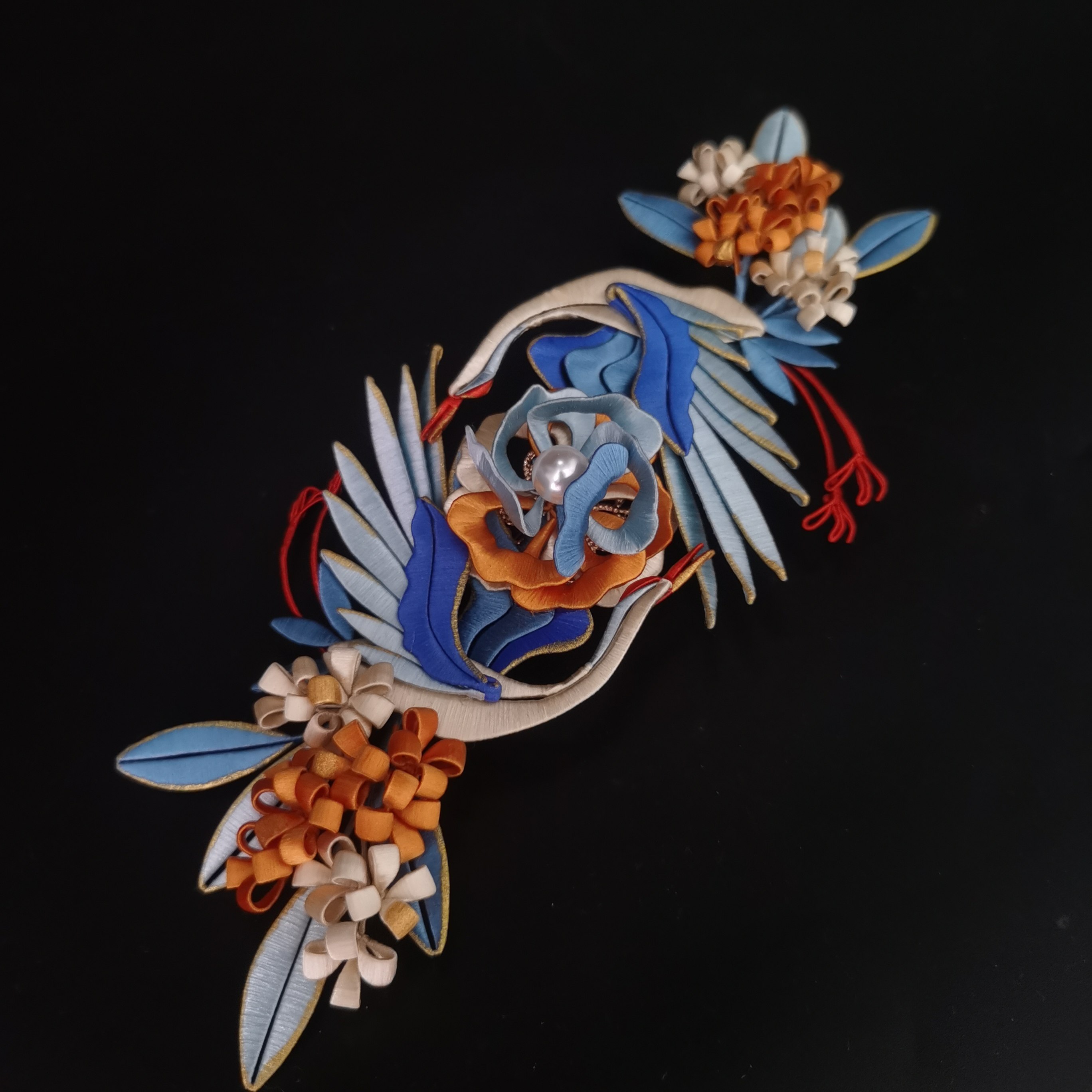 岚尚宫春仔缠花仙鹤桂花材料包古风汉服配饰丝绒线,饰品/流行首饰/时尚饰品新,线,淘宝优惠券,粉丝福利购,淘宝优惠卷