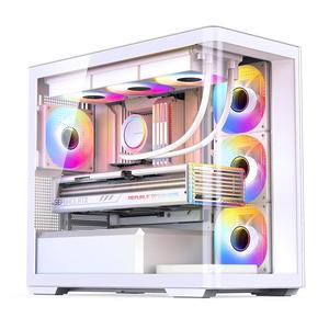 Jonsbo乔思伯D300 无立柱曲面海景房 一体曲面玻璃MATX机箱